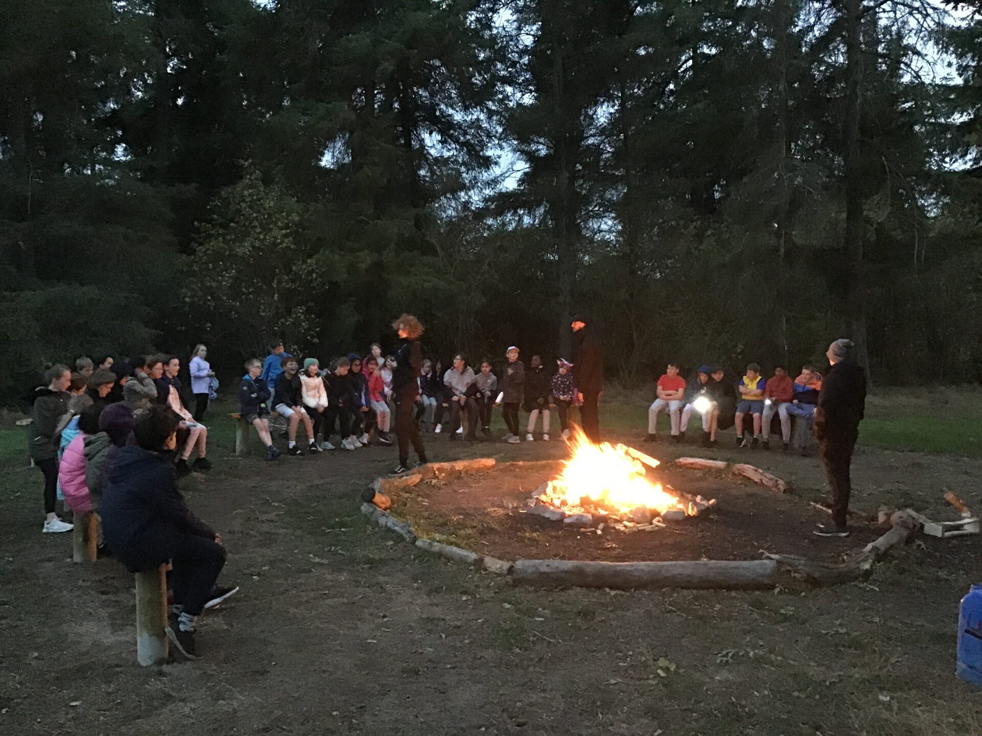 The first evening at Condover
