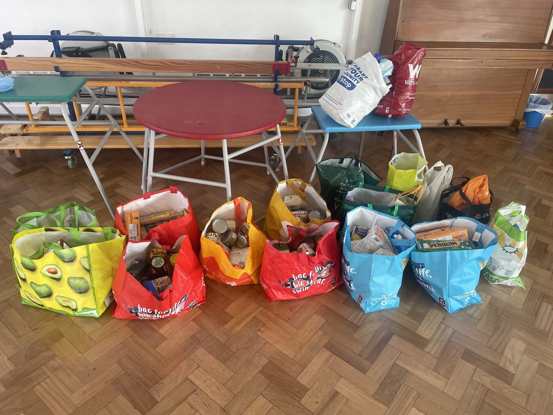 Harvest Festival Foodbank donations