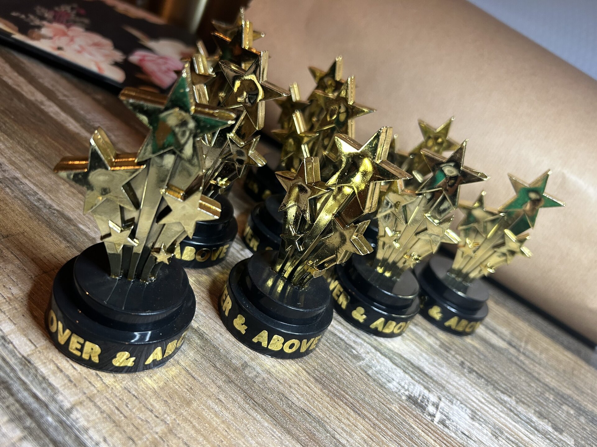 Over and Above Awards for Autumn 1
